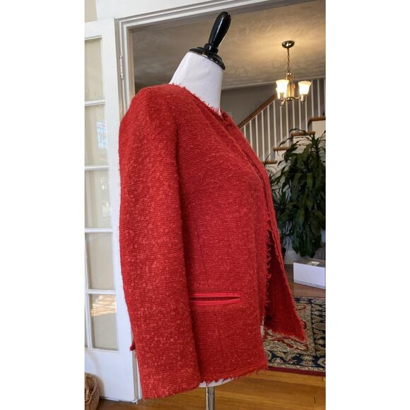 Isabel Marant Wool Mohair Blend Boucle Tweed Jacket Blazer Size 36 Poland - Picture 3 of 16